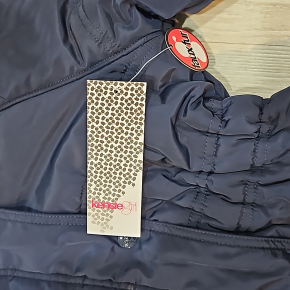Kenzie Girl Faux Fur Zip Up Jacket Size 4 Brand New With Tags - Picture 2 of 6